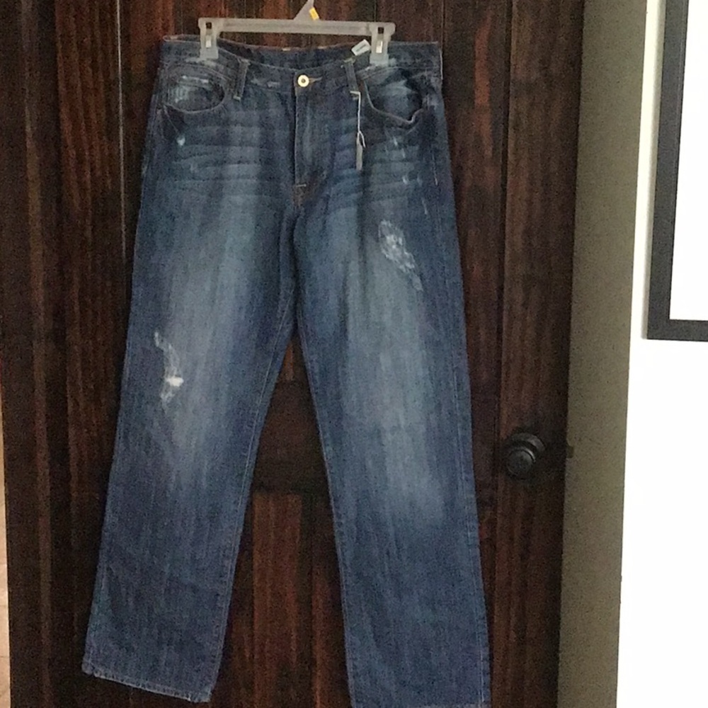 Lucky brand size 33 jeans. Medium wash, lightly distressed.